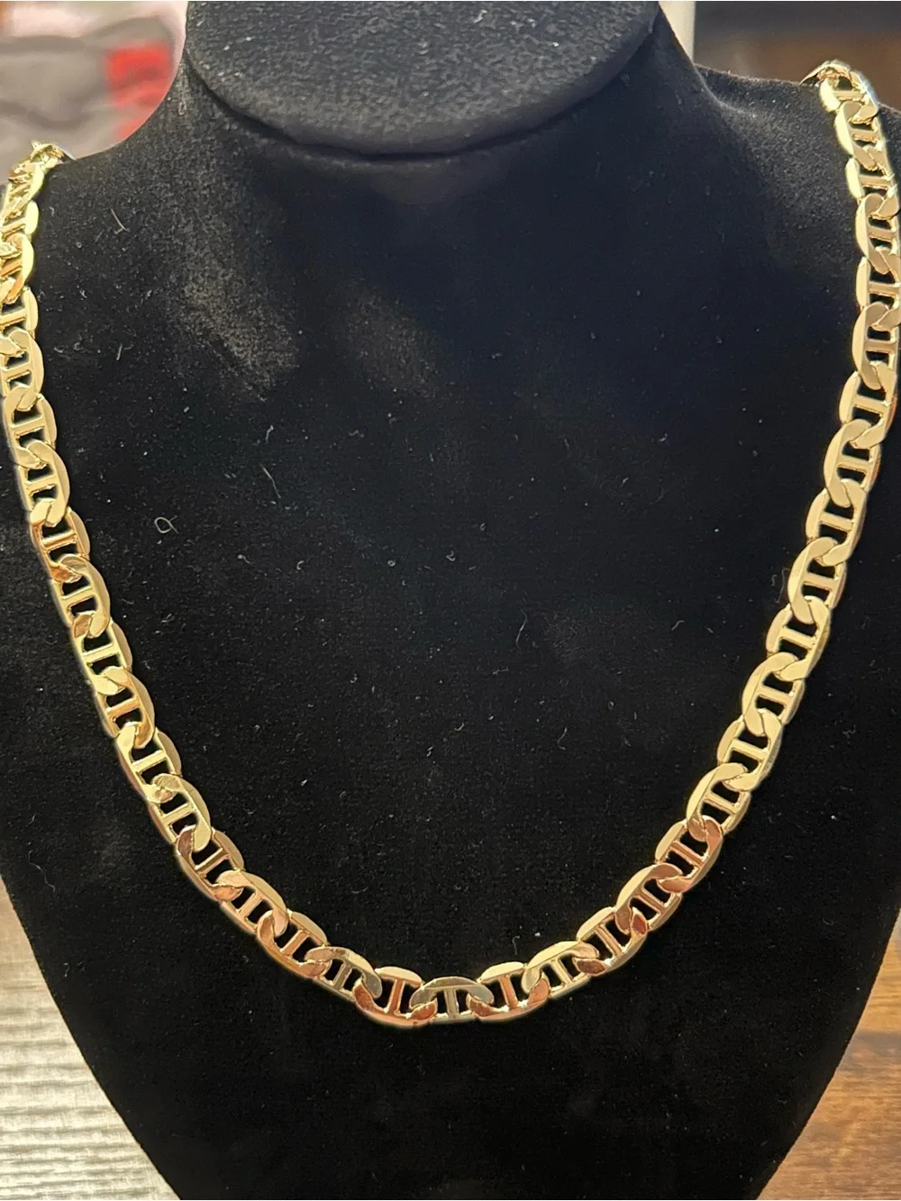 14K 20” 5mm Gucci Mariner Necklace